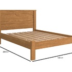 Cama De Casal Amsterdã P/ Colchão 188x138cm Camas Fenix