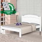 Cama De Casal Anti Ruido Lais Basoto Branco Com Colchão Gazin