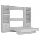 Cama De Casal Articulada 4 Gavetas Branco 8303 - Foscarini