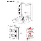 Cama De Casal Articulada Para Colchão 138x188cm Multimóveis M