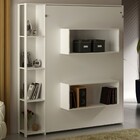 Cama De Casal Articulável 4 Prateleiras Branco Cm8014 - Tecno