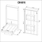 Cama De Casal Articulável Amêndoa Cm8016 - Tecno Mobili