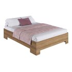 Cama De Casal Box Com Estrado Fixo 140 Xangai Mel