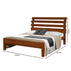 Cama De Casal Castanho Rebeca