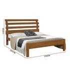 Cama De Casal Castanho Rebeca