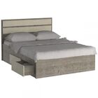 Cama De Casal Com 4 Gavetas 100% Mdf 22870 Demolição/marfim A