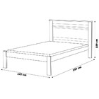 Cama De Casal Com Cabeceira Plaza Off White G68 - Gran Belo