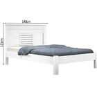 Cama De Casal Com Estrado Reforçado Veneza Branco