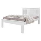 Cama De Casal Com Pés Italva Branco