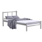 Cama De Casal De Ferro Cinza