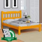 Cama De Casal De Madeira Maciça Cerejeira Pérola Nemargi Com