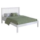 Cama De Casal De Madeira Maciça Para Colchão 138x188cm Multim