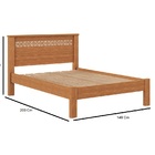 Cama De Casal Dubai Mdf Reforçada Camas Fenix