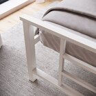 Cama De Casal Em Ferro Emy Design Mais Moderno Branco