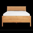 Cama De Casal Em Madeira Maciça 147cm X 198cm Square Natural