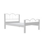 Cama De Casal Em Mdf 151x202cm Oasis 138 Branco/branco