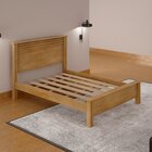Cama De Casal Em Mdf E Mdp 113cm X 151cm Malaga Cumaru