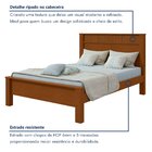 Cama De Casal Em Mdp/mdf 112,5x205,9cm Athenas