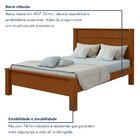 Cama De Casal Em Mdp/mdf 112,5x205,9cm Athenas