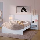 Cama De Casal Évora 2 Gavetas 100% Mdf Branco Fosco - Pnr Móv