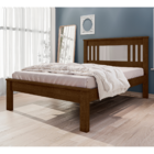 Cama De Casal Flex Com Pés Itaguaí Malbec Off White