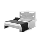 Cama De Casal Joana Nogal