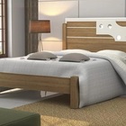 Cama De Casal Luiza 1.40 Freijó/off White – Vitamov