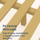 Cama De Casal Lunna 100% Madeira Maciça Caramelo