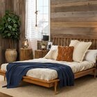 Cama De Casal Lunna 100% Madeira Maciça Caramelo