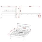 Cama De Casal Madeira Cm8007 Branco
