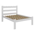 Cama De Casal Madeira Maciça Para Colchão 128/138x188cm Multi