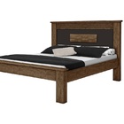 Cama De Casal Milena Reforçada Ambar Grafite Valen Móveis