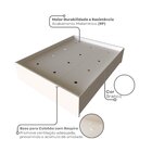 Cama De Casal Mista 193cm X 144cm X 45cm Branco