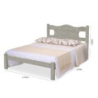 Cama De Casal Munique 100% Mdf 110511 Argila - Gabrielli Móve