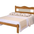 Cama De Casal Munique Nature/off White - Gabrielli Móveis