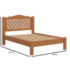 Cama De Casal Munique P/ Quarto Grande Robusta Camas Fenix Na