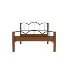 Cama De Casal Oasis Preto/nature - Art Panta