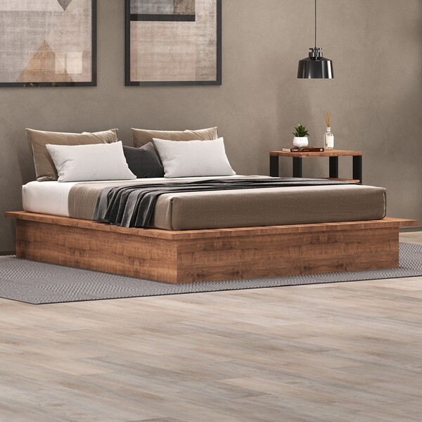 Cama De Casal Ou Queen Industrial Madri Solanum - Pnr Móveis