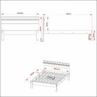 Cama De Casal Para Colchão 138 X 188cm Multimóveis Vcr35013