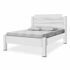 Cama De Casal Paris 100% Mdf 158201 Branco - Gabrielli Móveis