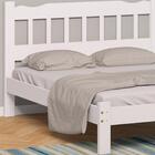 Cama De Casal Queen Branca Madeira Pérola Nemargi