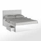 Cama De Casal Queen Com Cabeceira 167cm 4 Gavetas Dreams F04