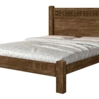 Cama De Casal Raissa Reforçada - Castanho