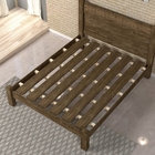 Cama De Casal Raissa Reforçada - Castanho