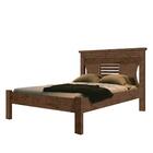 Cama De Casal Resistente Reforçada Castanho Veneza Fênix