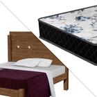 Cama De Casal Resistente Veneza Mocaccino Carmolar Com Colchã