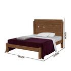 Cama De Casal Resistente Veneza Mocaccino Carmolar Com Colchã