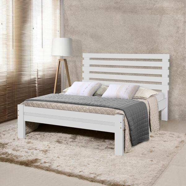 Cama De Casal Ripada San Antonio Branco