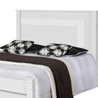 Cama De Casal Riviera 100% Mdf 149201 Branco - Gabrielli Móve