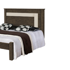 Cama De Casal Riviera 114x147x205 Cm Castanho/off White Gabri